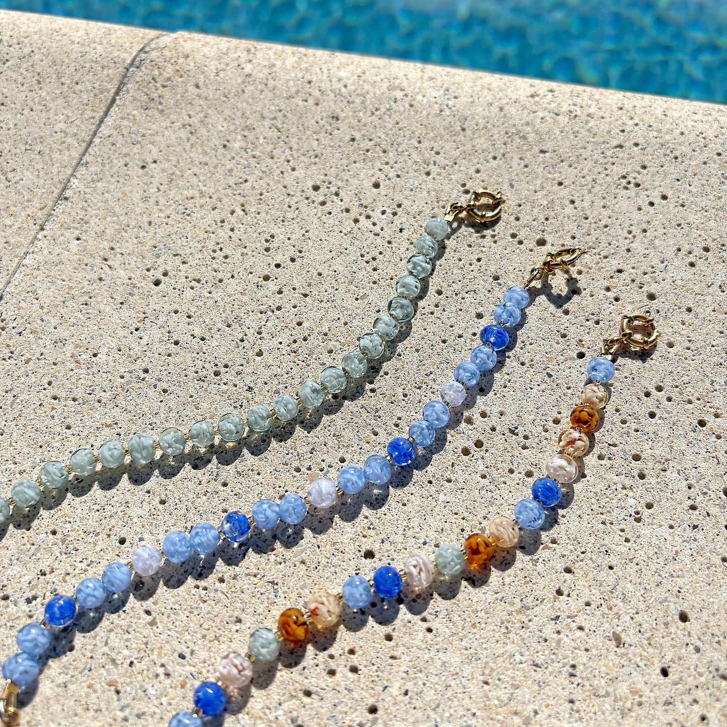 Sky Dancer Bracelet - Duckegg/Gold PREORDER
