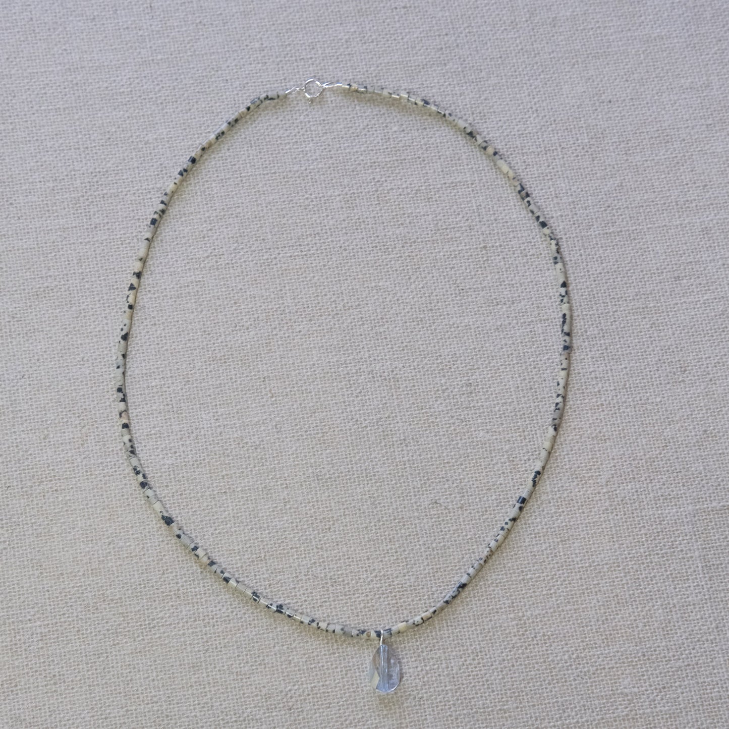 Labradorite Necklace 16 Inches - Sterling Silver