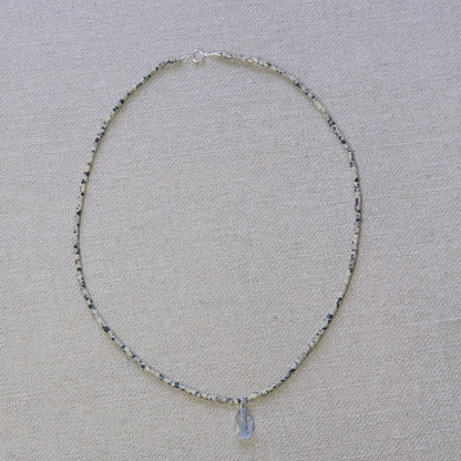 Labradorite Necklace 16 Inches - Sterling Silver