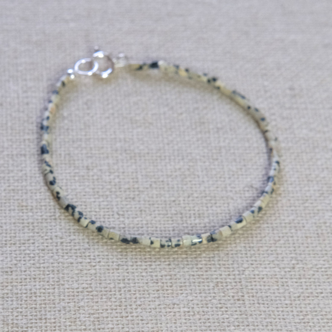 Labradorite Beaded Bracelet - Sterling Silver