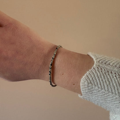 Labradorite Beaded Bracelet - Sterling Silver