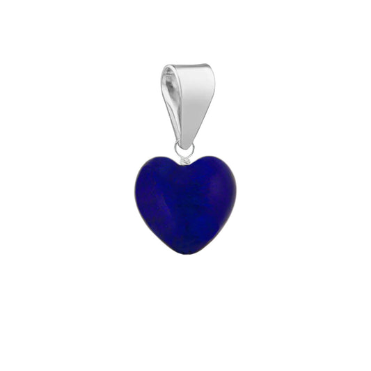 Murano glass pendant for necklace in sterling silver