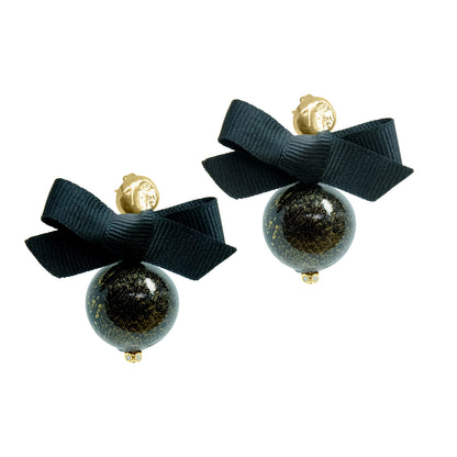 Bollina Statement Earrings (Molten Moon) - Gold