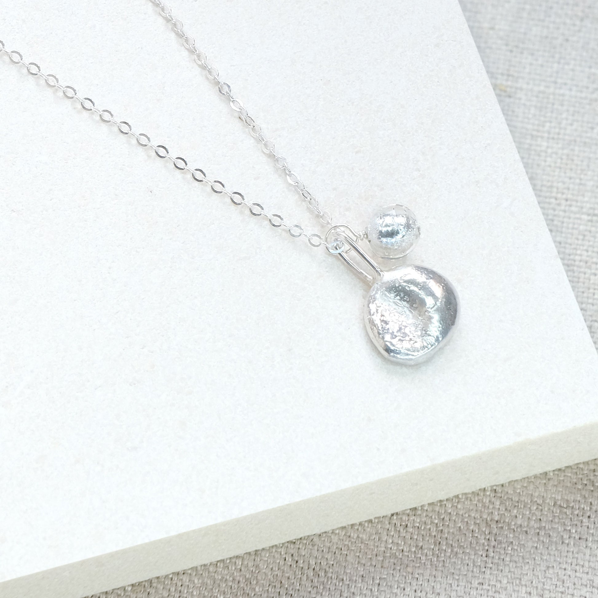 silver coin necklace