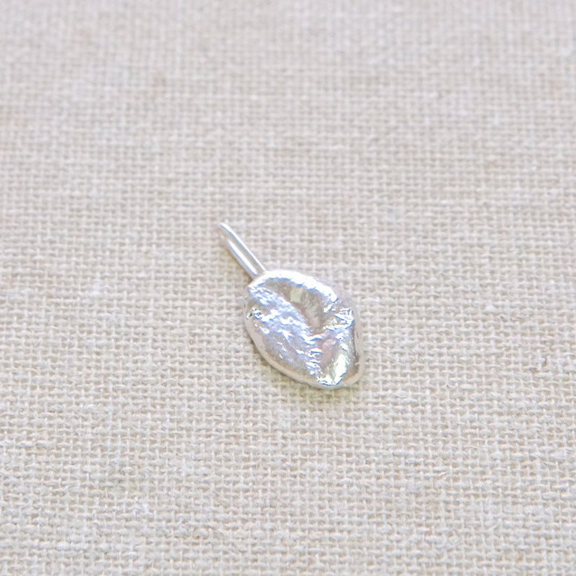 Molten Moon Pendant - Sterling Silver 1