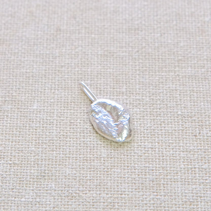 Molten Moon Pendant - Sterling Silver 1