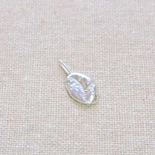 Molten Moon Pendant - Sterling Silver 1