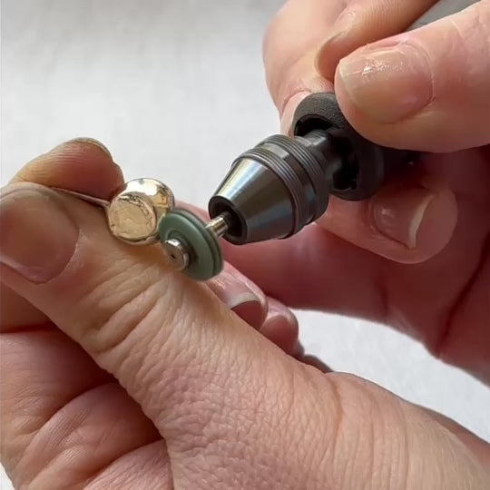 molten silver pendant