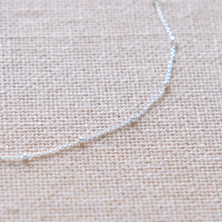 Satellite Chain ANKLET - Sterling Silver