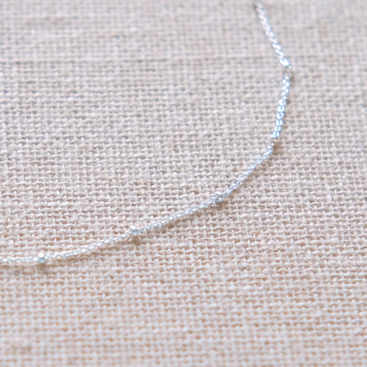 Satellite Chain ANKLET - Sterling Silver
