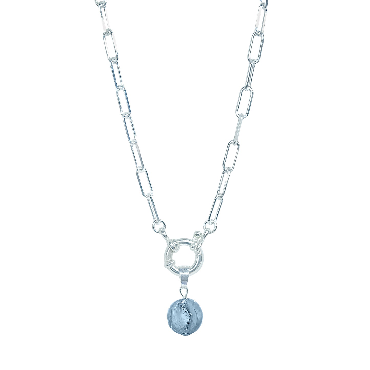 Shine On Charm Necklace - Sterling Silver
