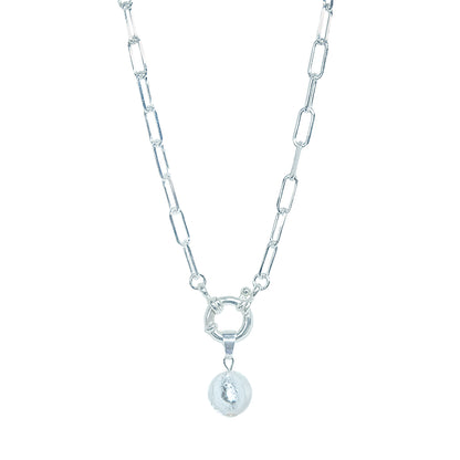 Shine On Charm Necklace - Sterling Silver