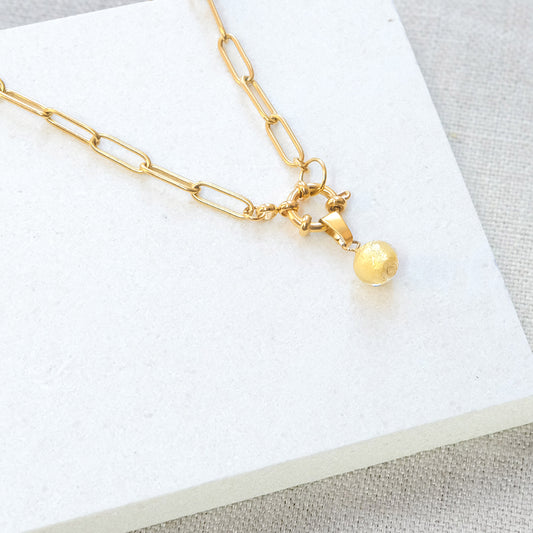Shine On Pendant Necklace - Stainless Steel