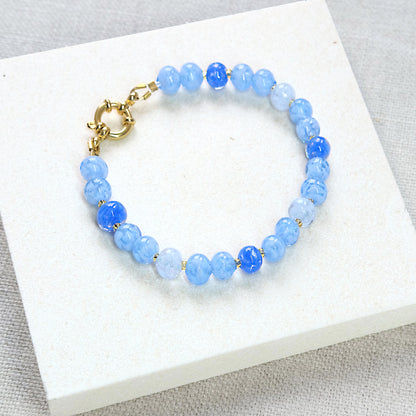 Sky Dancer Bracelet - Blue Mix/Gold PREORDER