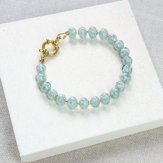 Sky Dancer Bracelet - Duckegg/Gold PREORDER