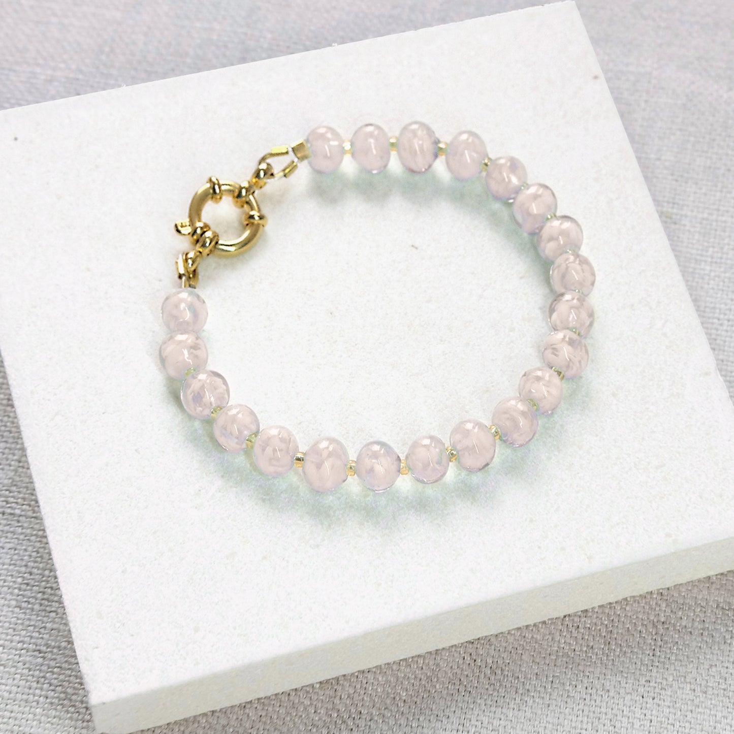 Sky Dancer Bracelet - Nude Pink/Gold PREORDER