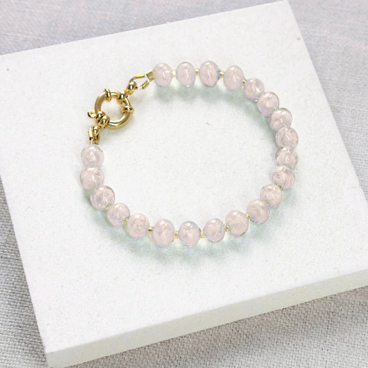 Sky Dancer Bracelet - Nude Pink/Gold PREORDER