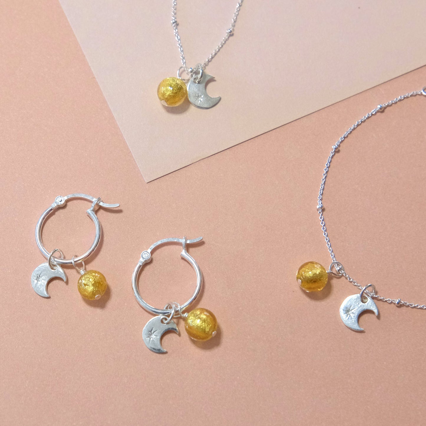 Sun and Moon Bracelet - Sterling Silver