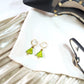 Christmas Tree and Star Earrings - Gold Plated