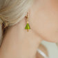Christmas Tree and Star Earrings - Gold Plated